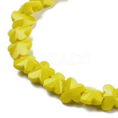 Opaque Color Glass Beads Strands EGLA-L045-I-B01-1
