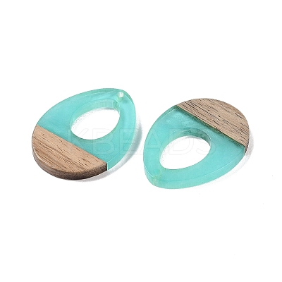 Resin & Wood Pendants WOOD-F015-17E-1