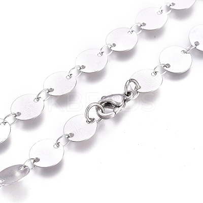 Non-Tarnish 304 Stainless Steel Link Chains Necklaces NJEW-I238-14A-P-1