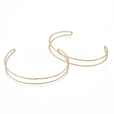 Brass Cuff Bangles Making KK-S354-279-NF-1