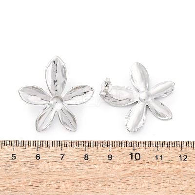 304 Stainless Steel Stud Earrings for Women LS-EJEW-K306-16P-1