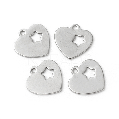 Non-Tarnish 201 Stainless Steel Charms STAS-F192-042P-1