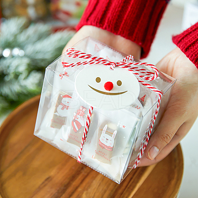 30Pcs Square Transparent Plastic PVC Box Gift Packaging CON-NB0002-17-1