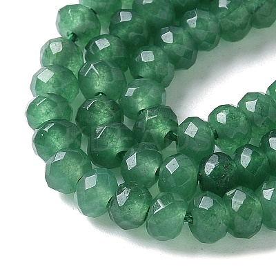 Dyed Natural Malaysia Jade Rondelle Beads Strands G-E316-2x4mm-59-1