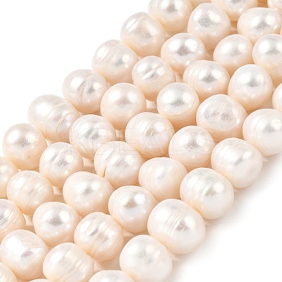Natural Cultured Freshwater Pearl Beads Strands PEAR-I007-07U-02-1