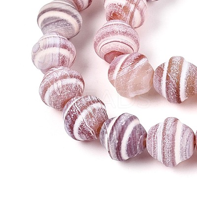 Dyed Natural Agate Beads Strands G-T144-27E-1