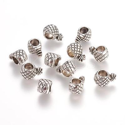 Tibetan Style European Beads MPDL-6527-AS-LF-1