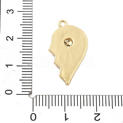 Brass Micro Pave Cubic Zirconia Pendants KK-L228-25A-G-1