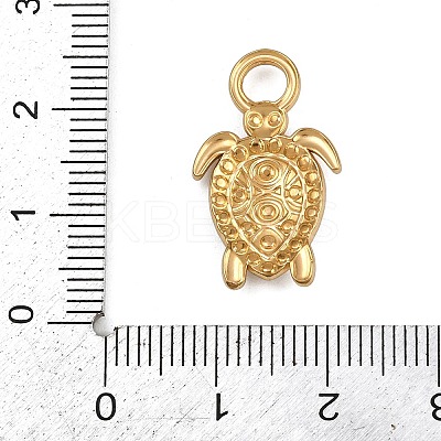304 Stainless Steel with Rhinestone Pendants STAS-G363-06G-1
