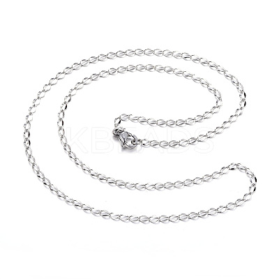 Tarnish Resistant 304 Stainless Steel Necklaces LS-NJEW-E080-15P-1