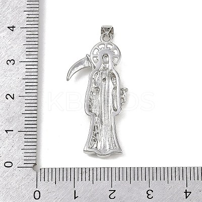Brass Micro Pave Cubic Zirconia Pendants KK-R230-11P-1