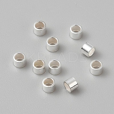 925 Sterling Silver Tube Beads LS-STER-WH0061-28D-1