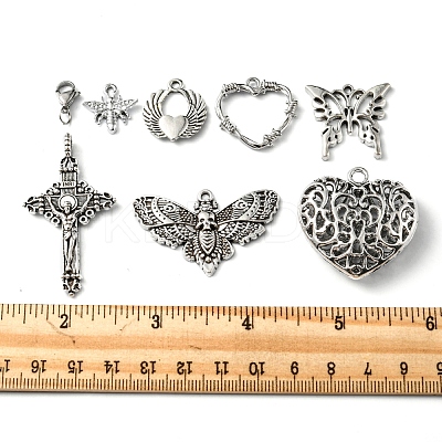 14Pcs 7 Style Tibetan Style Alloy Pendants FIND-FS0001-62-1