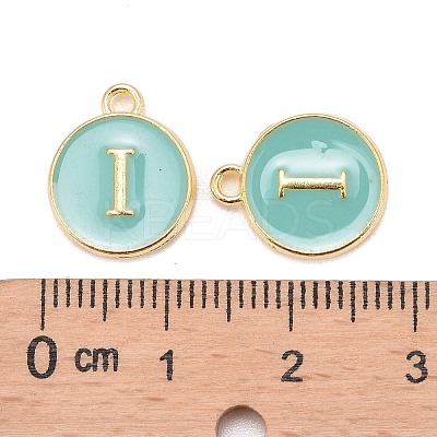 Golden Plated Alloy Enamel Charms LS-ENAM-S118-05I-1