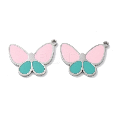 304 Stainless Steel Pendants STAS-P339-13P-01-1