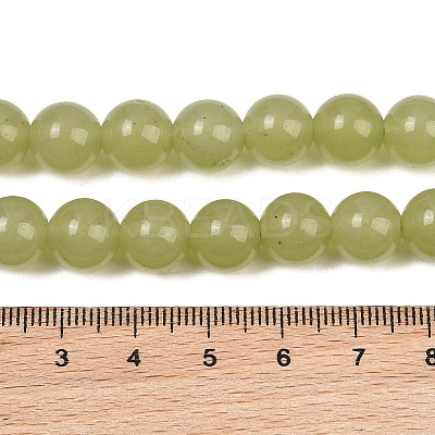 Natural Dyed White Jade Beads Strands GG-CBAEB22-B01-10mm-05-1
