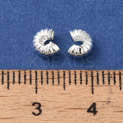 Brass Crimp Beads Covers FIND-Z039-13B-S-1