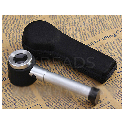 Metal Handheld Magnifier AJEW-L073-11-1