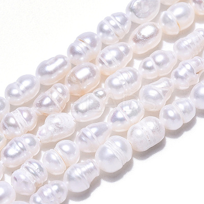 Natural Cultured Freshwater Pearl Beads Strands PEAR-N012-03K-1