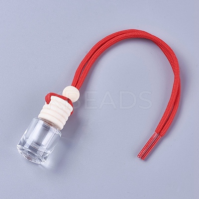 Glass Pendant Decorations HJEW-WH0005-01-1