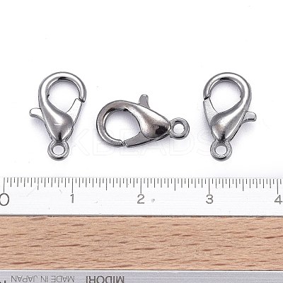 Zinc Alloy Lobster Claw Clasps X-E105-B-1