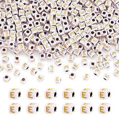 Opaque Acrylic Beads MACR-TAG0001-07E-1