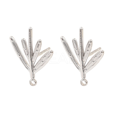 304 Stainless Steel Stud Earring Findings STAS-Z199-03P-01-1