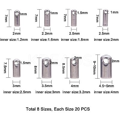 304 Stainless Steel Cord Ends STAS-UN0001-24P-1