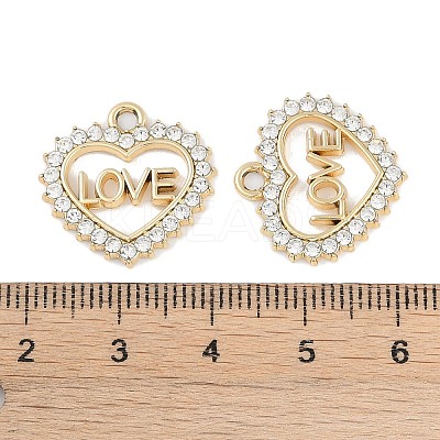 UV Plating Alloy Pendants FIND-M018-26G-02-1