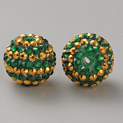 Resin Rhinestone Beads LS-RB-WH0003-08I-1