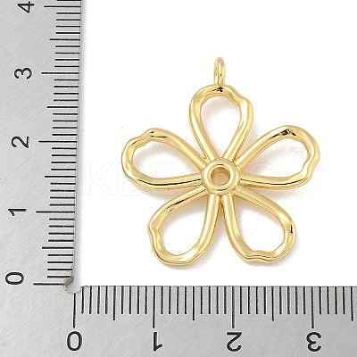 Rack Plating Brass Pendants KK-G515-25G-1