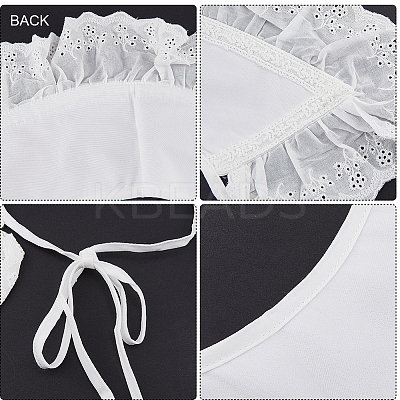1Pc Detachable Polyester Lady's False Collars AJEW-GF0007-69-1
