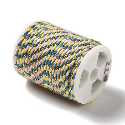 4-Ply Polycotton Cord with Metallic Thread OCOR-Z003-D106-1