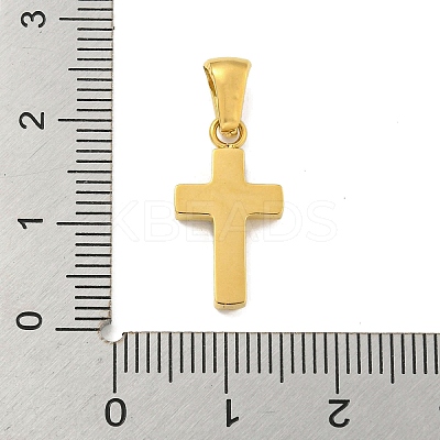 Ion Plating(IP) 304 Stainless Steel Cubic Zirconia Pendants STAS-C102-04A-G-1