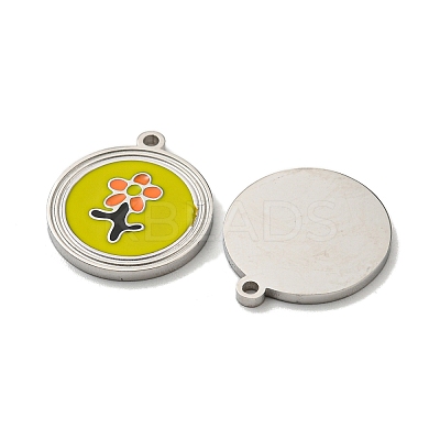 304 Stainless Steel Pendants STAS-L022-177P-1