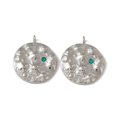 201 Stainless Steel Pendants STAS-J401-VC584-1