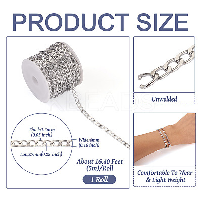 Oxidation Aluminum Curb Chains CHA-TA0001-18S-1