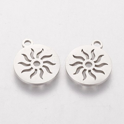 Non-Tarnish 304 Stainless Steel Charms STAS-Q201-T053-1