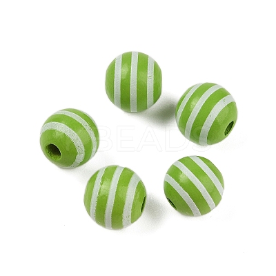 Wood European Beads WOOD-M014-02B-1