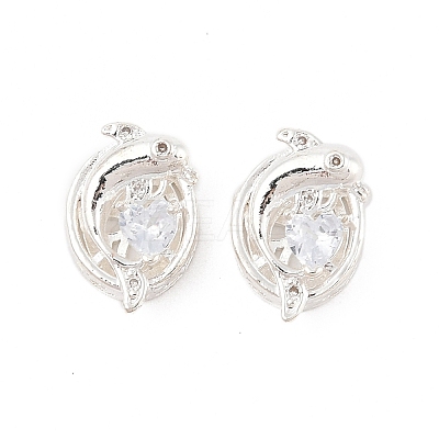 Rack Plating Brass Micro Pave Cubic Zirconia Beads KK-F879-01S-02-1