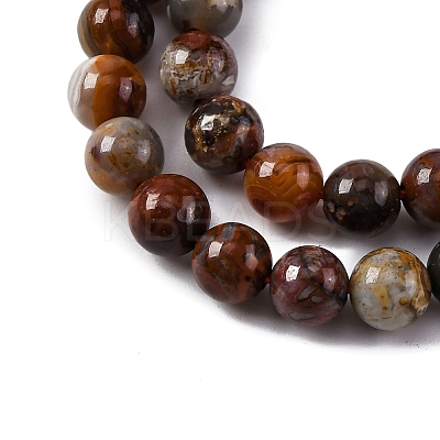 Natural Mexico Crazy Agate Beads Strands X-G-L615-A01-01-1