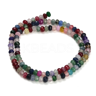 Dyed Natural White Jade Beads Strands GG-CBAF9EE-A10-3x4mm-1