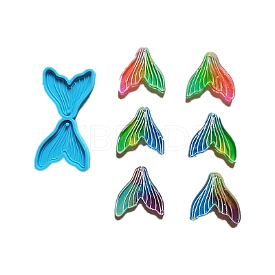 Fishtail Shape Pendant Silicone Molds LS-DIY-M034-02-1