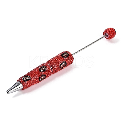Iron Beadable Pen AJEW-R001-04J-1