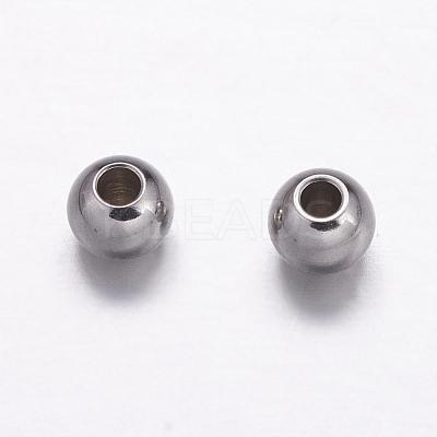 Tarnish Resistant 304 Stainless Steel Spacer Beads STAS-K146-058-C-1