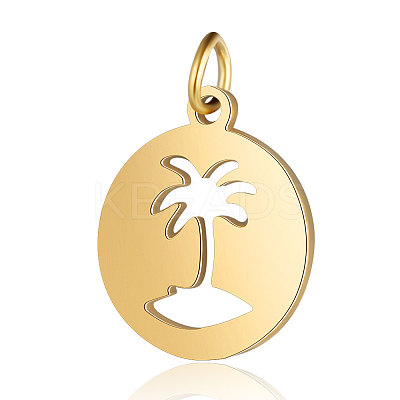 201 Stainless Steel Pendants STAS-S105-T550D-2-1