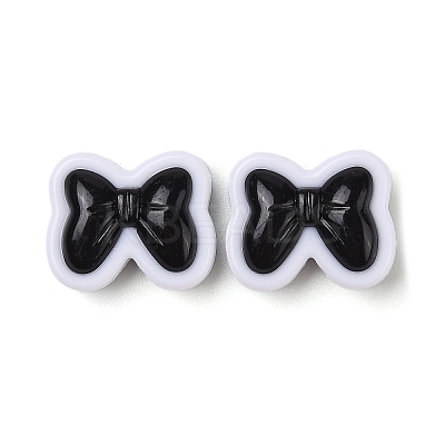 Two-tone Acrylic Beads OACR-U003-04-1