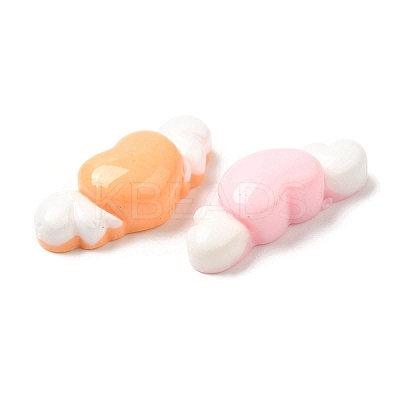 Cartoon Opaque Resin Cabochons X-RESI-C039-03C-1