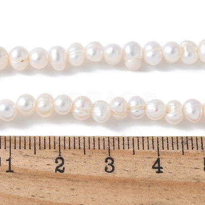 Natural Cultured Freshwater Pearl Beads Strands PEAR-I007-07M-01-1