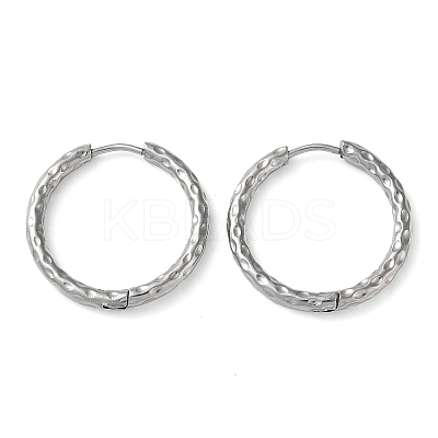 Non-Tarnish 304 Stainless Steel Huggie Hoop Earrings EJEW-H111-02G-P-1
